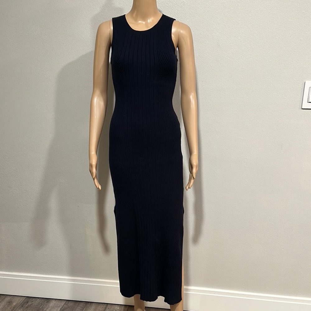 Navy Sleeveless Dress